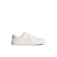 Main view of White Bermuda Leather Sneaker Low Top Sneakers for women. 